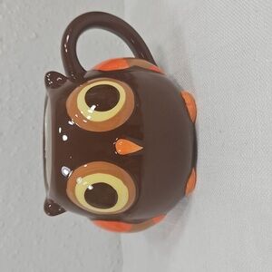Mesa Brown and Orange Owl Coffee Mug